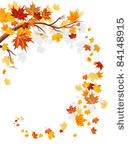maple leaves swirl with space...