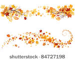 autumn leaves border