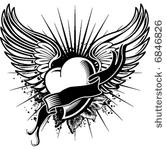 flying heart