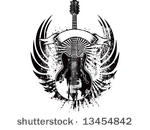 wings guitar emblem