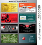 collection business cards...