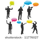 message bubbles