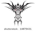 detailed vector of a tribal...