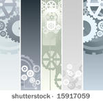 vector illustration of five...