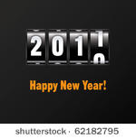 vector new year counter
