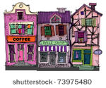 old city facades