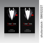 vector business cards with...