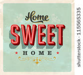 vintage home sweet home sign  ...