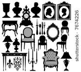 vector baroque objects  2