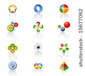 set of original logos. vector 4