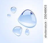 vector water drops