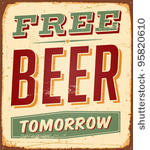 vintage free beer tomorrow...