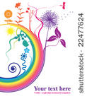 vector rainbow design