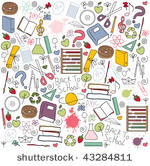 back to school pattern