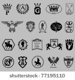royalty icons. such logos