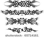 tribal tattoo arm band