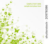 abstract flower design