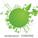 protect the earth   vector...