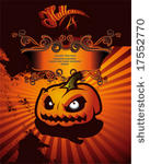 halloween pumpkin poster