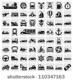 vector black big transportation ...