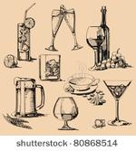vector vintage hand drawn...