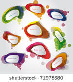 vector speech bubbles eps10