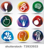 idea symbols set.