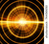 abstract vector sun illustration