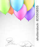 vector balloons