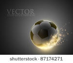 sparkling vector ball