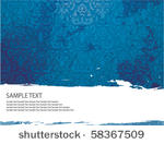 grunge damask background vector ...