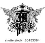 vector vintage emblem t shirt...