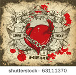 vector vintage background with...