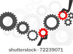 business gears vector...