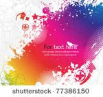 vector colorful abstract...