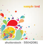 colorful background shapes