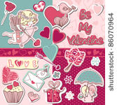 be my valentine scrapbook set