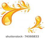 orange waves