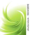 abstract green swirl