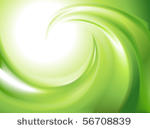 abstract green swirl