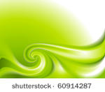 abstract green swirl