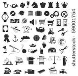 a set of various vector design...