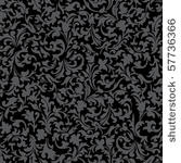 black ornament vector