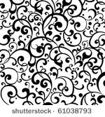 black ornament vector