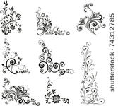 collection of design elements...