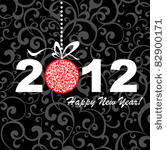 2012 happy new year greeting...