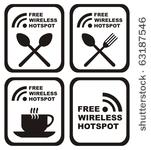 free internet   cafe sign