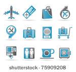 airport  travel and...