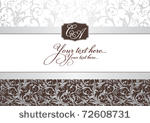 abstract invitation frame...