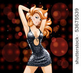 vector illustration of red...